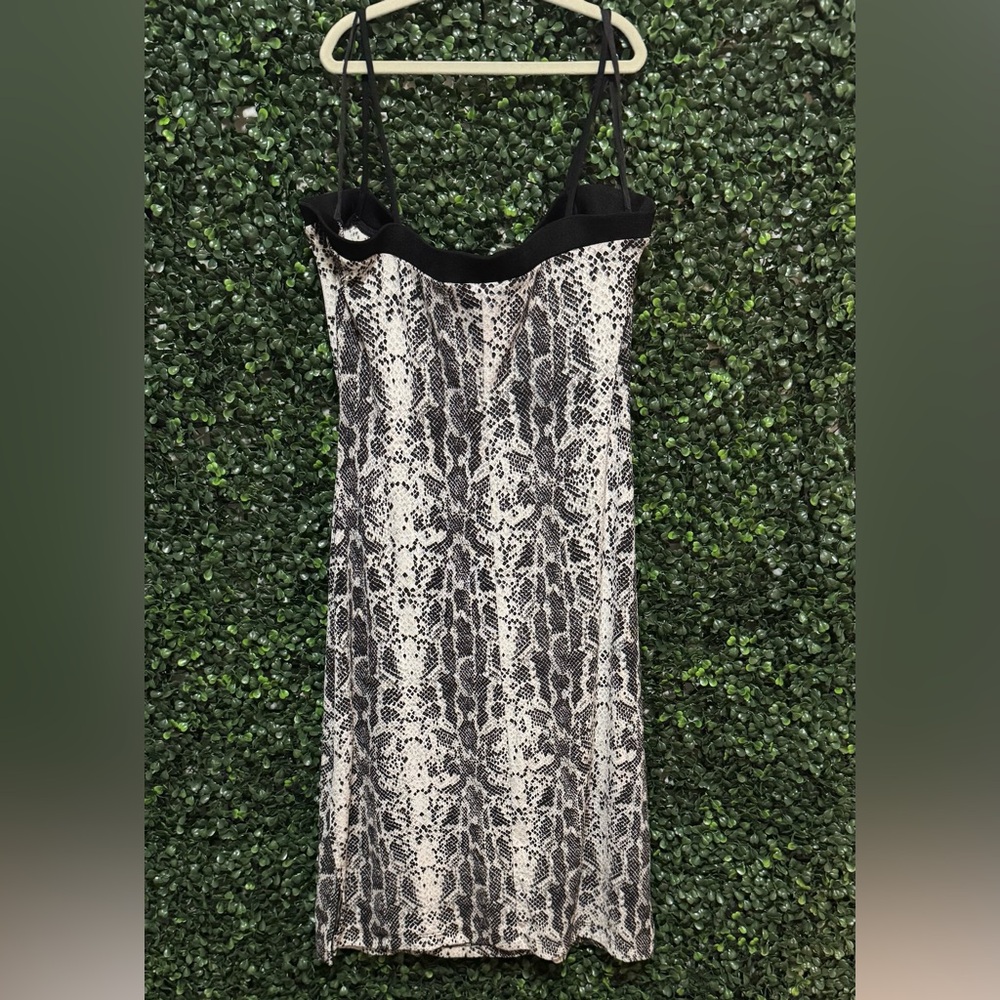 Eye Candy Python Snakeskin Strappy Bodycon Midi D… - image 4